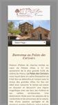 Mobile Screenshot of lepalaisdescerisiers.com